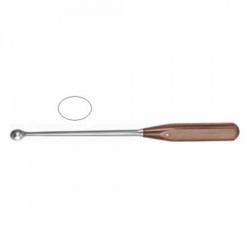 FiberGrip™ Volkmann Bone Curette Oval - Fig. 3 Stainless Steel, 27.5 cm - 10 3/4"